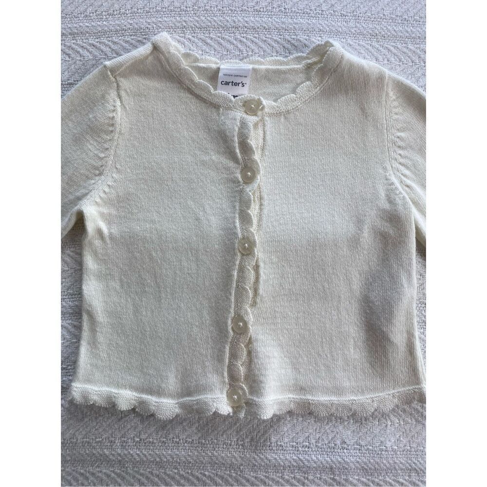 Carter's Baby 6M Cream Cardigan